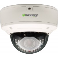 Transcendent 5.0 Megapixel Indoor/Outdoor 4-in-1 HDA Varifocal Vandal Resistant Dome Camera w/30 IR LED Illumination